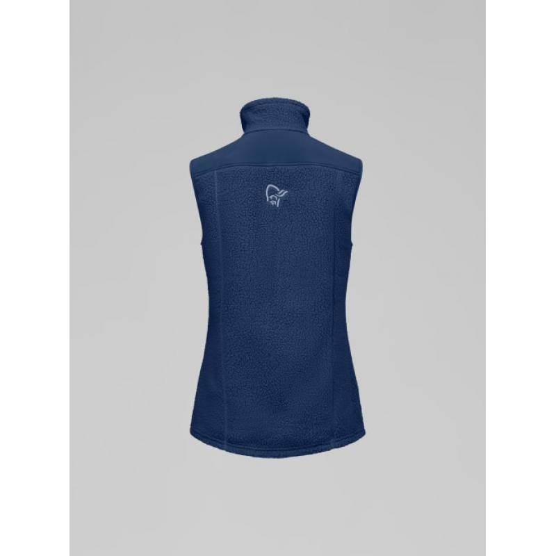 Norrøna Trollveggen warm3 vest W`s, Indigo Night - Bilde 2