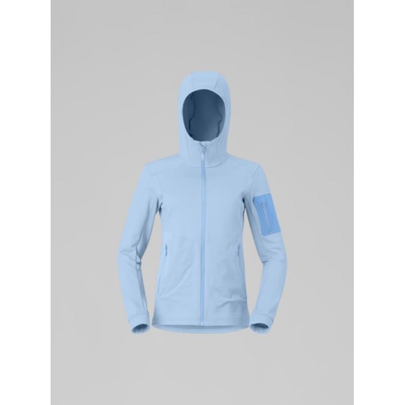 Norrøna W's falketind warm2 stretch hood, cashmere blue