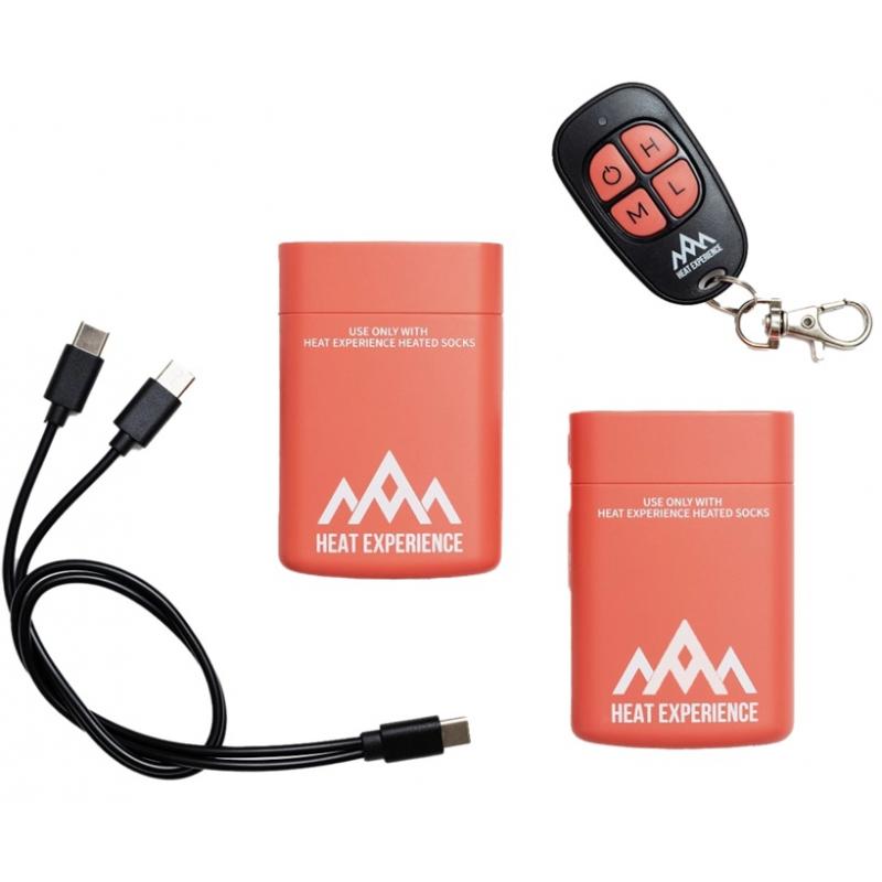 Heat Experience Heat Experience Socks Battery (Pair) w-rem. V2 HEEX00018 Alvdal-Tynset Sport 1