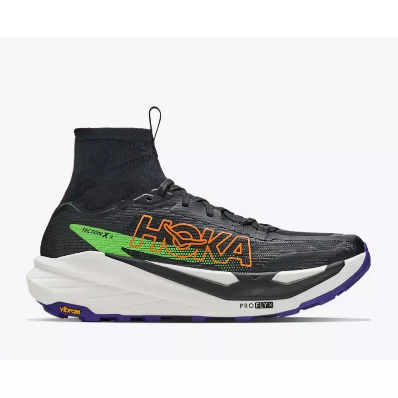 Hoka One One M Tecton X 4, black/neon green