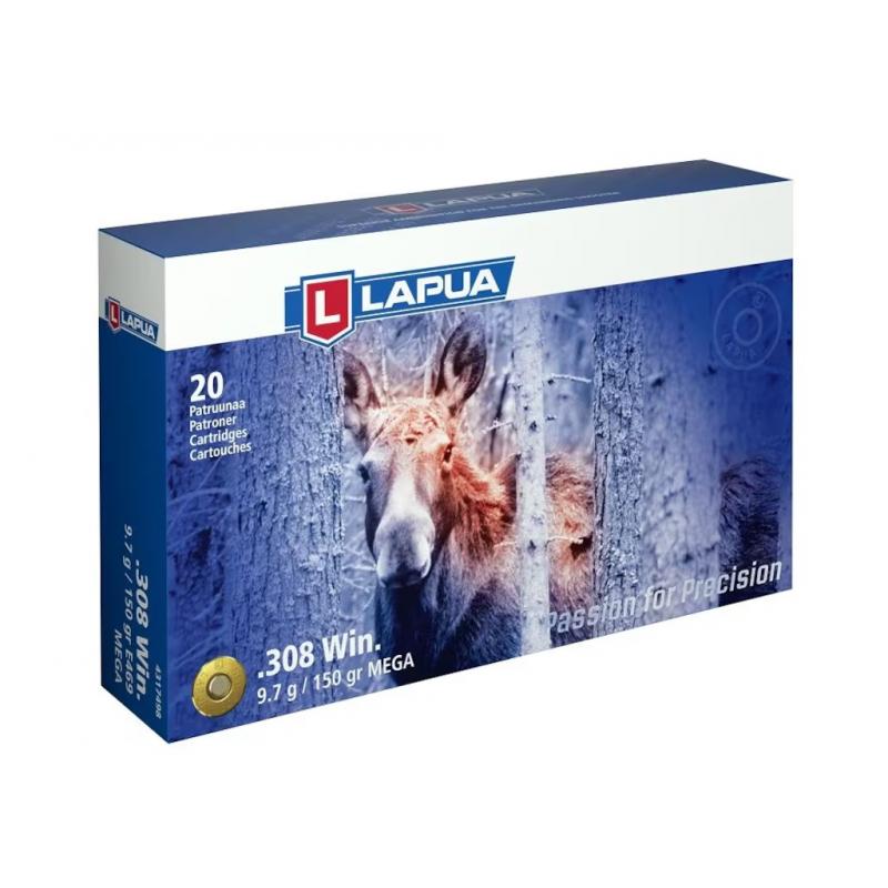 Lapua 308. Win 9,72g/150gr Mega