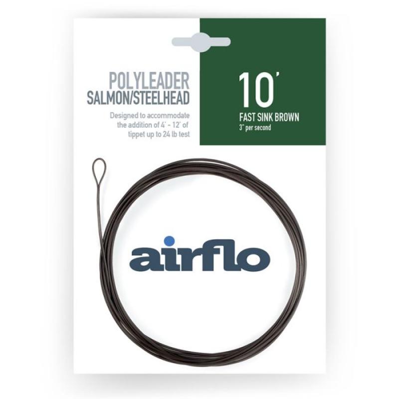 Airflo Salmon/Steelhead Polyleader 10 - Fast Sink