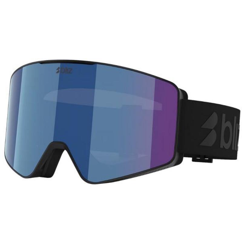BLIZ OZG8008 Skibriller, Matte Black/ Brown Blue Multi