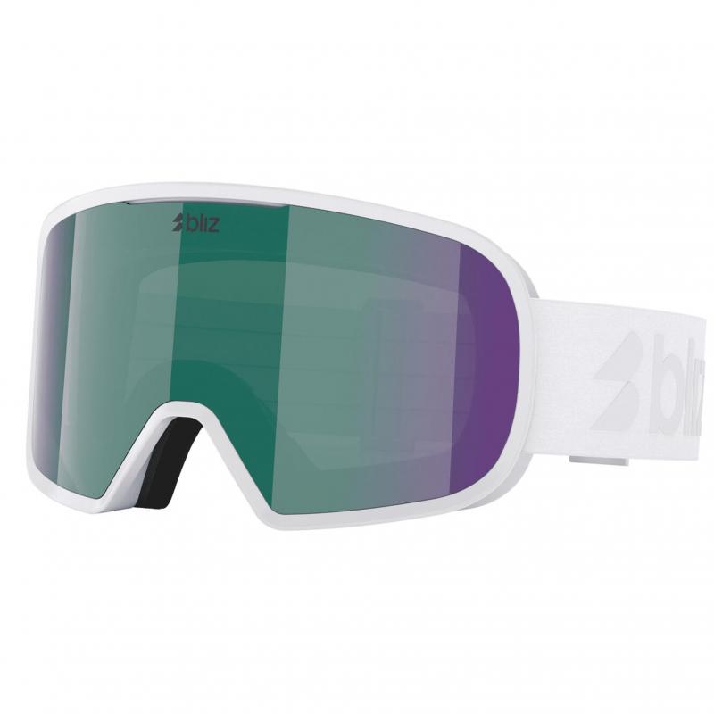 BLIZ OZG8011 Skibriller, White/ Brown Green Multi