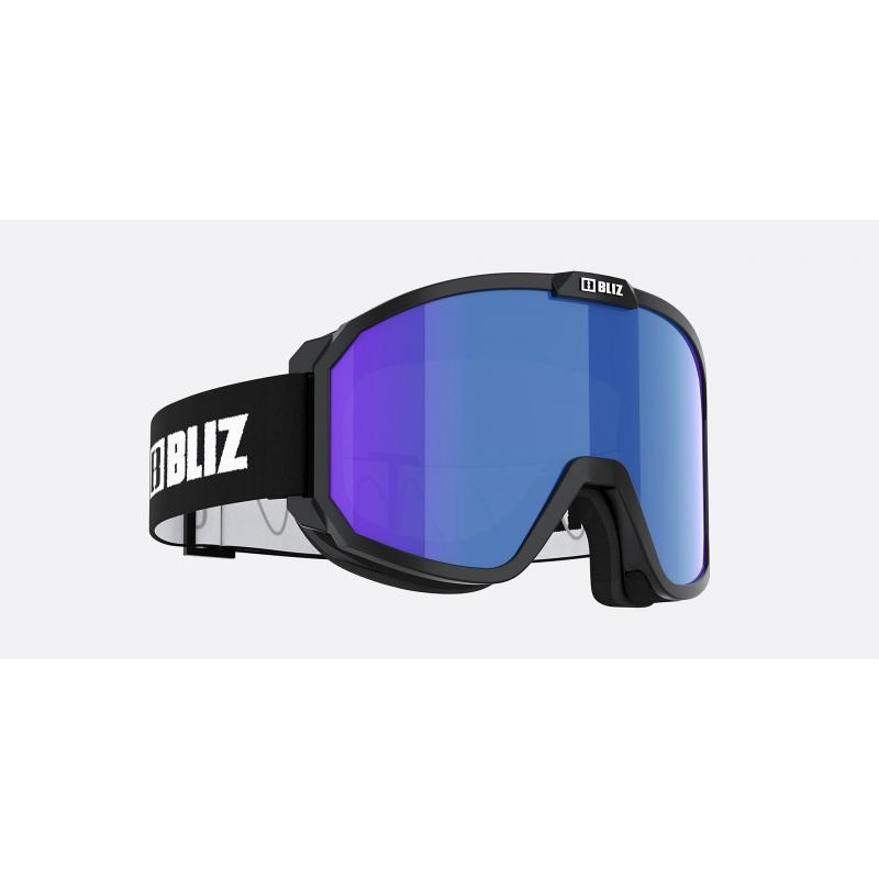 BLIZ Rave junior Skibriller, Matte Black/ Light Orange Blue Multi
