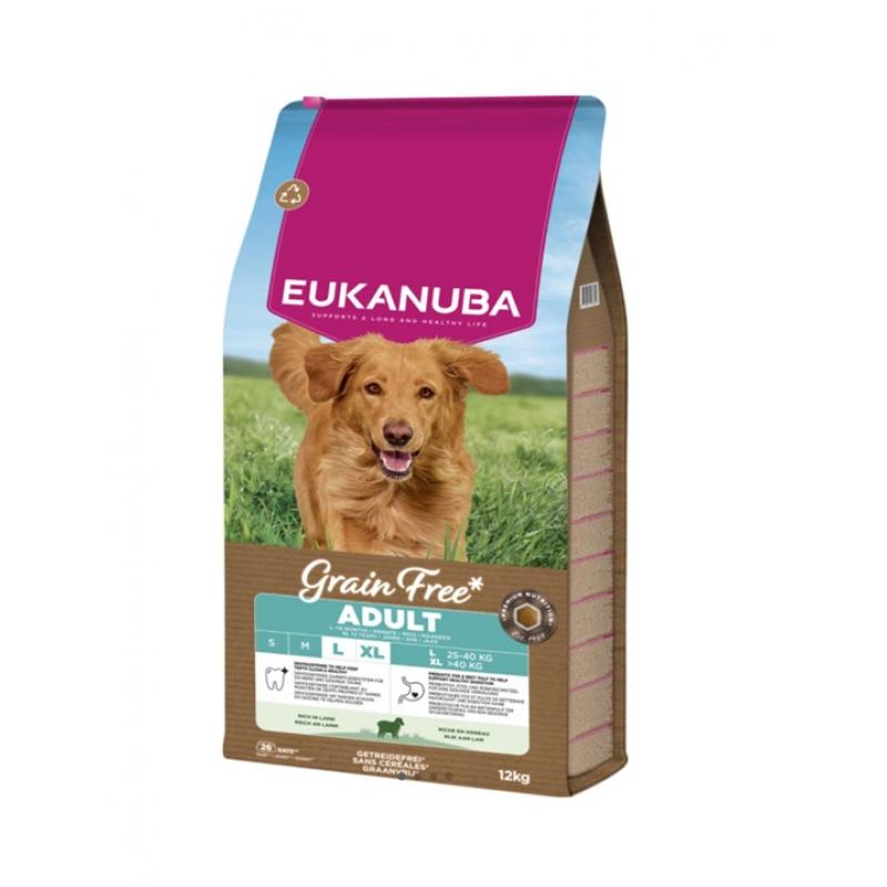 Eukanuba Adult Grainfree Lamb L-XL 12 kg
