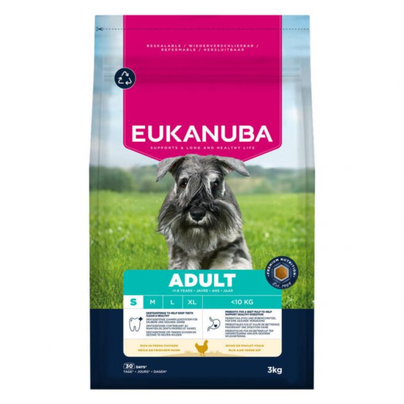 Eukanuba Adult Small Breed Chicken, 3kg