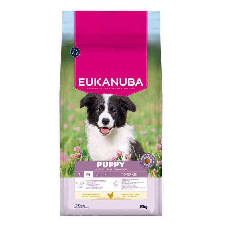 Eukanuba Puppy Medium Breed Chicken, 12kg