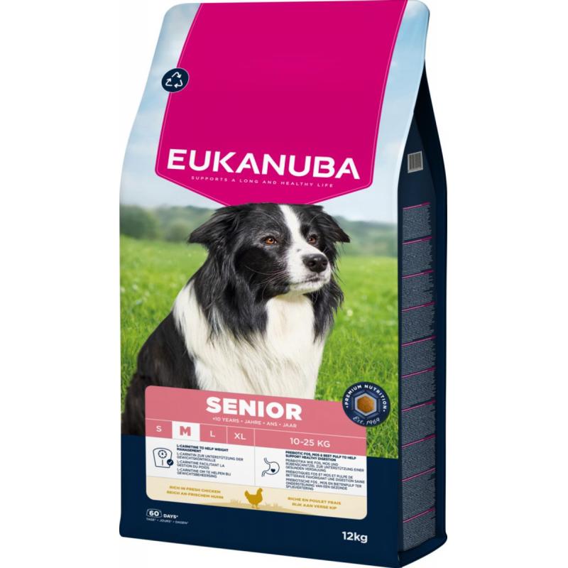 Eukanuba Senior Medium Breed Chicken 12kg