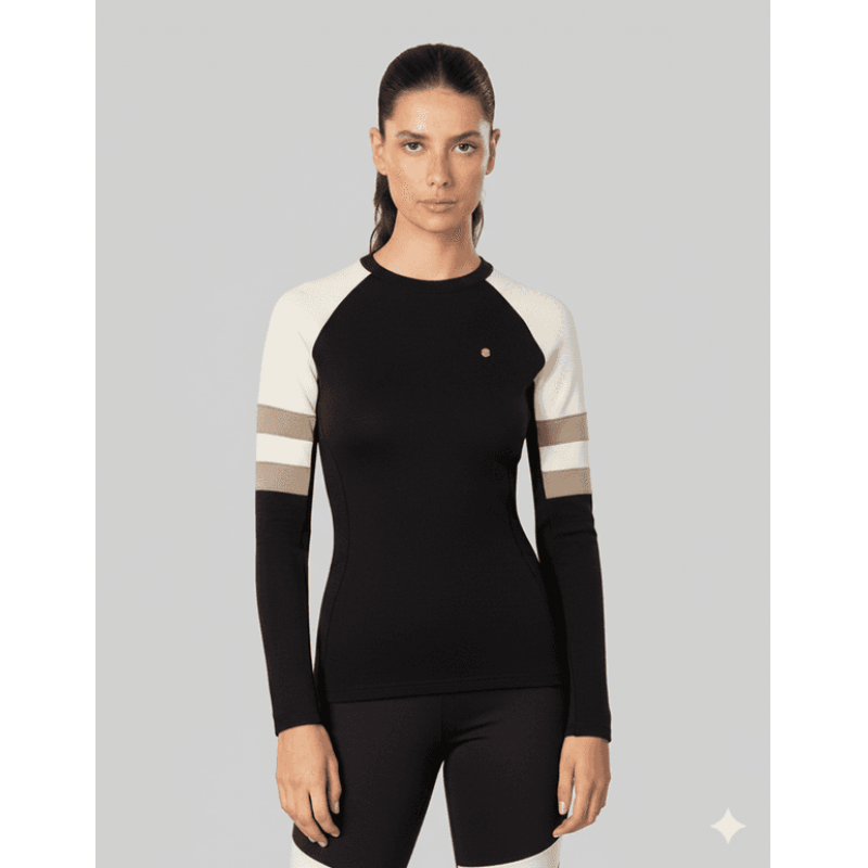 Johaug Devotion Wool Long Sleeve, Black