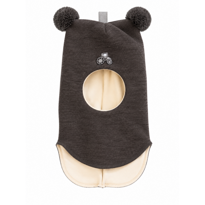 Kivat Balaclava Traktor, brown melange