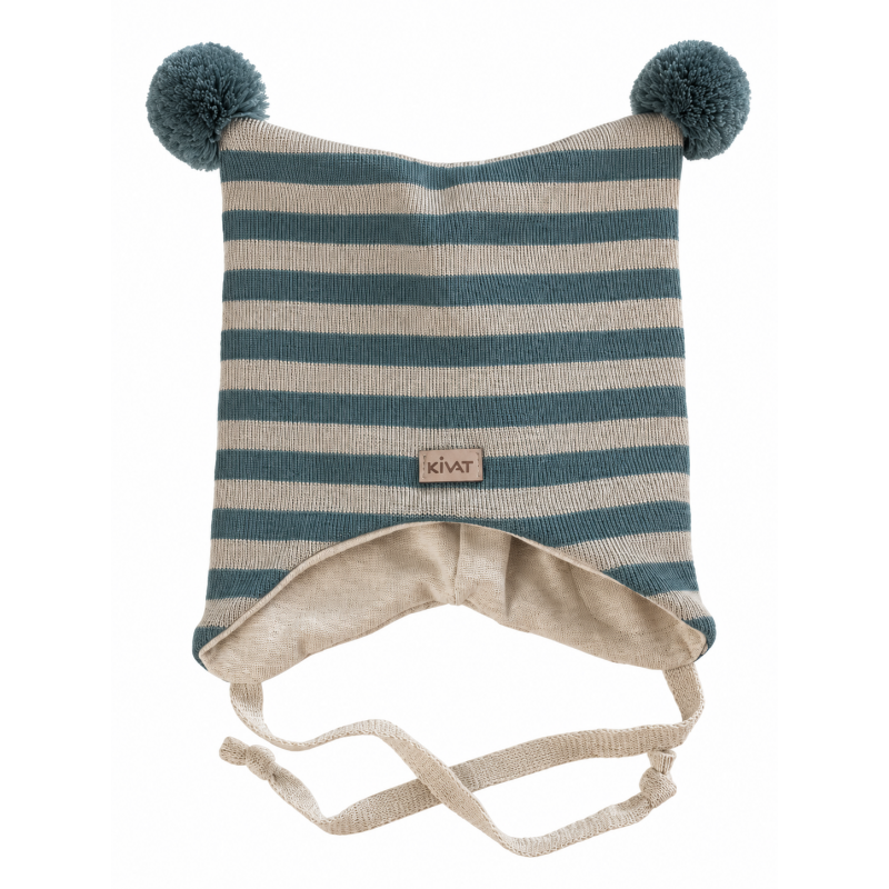 Kivat Knytelue Striper, Latte/Slate Grey