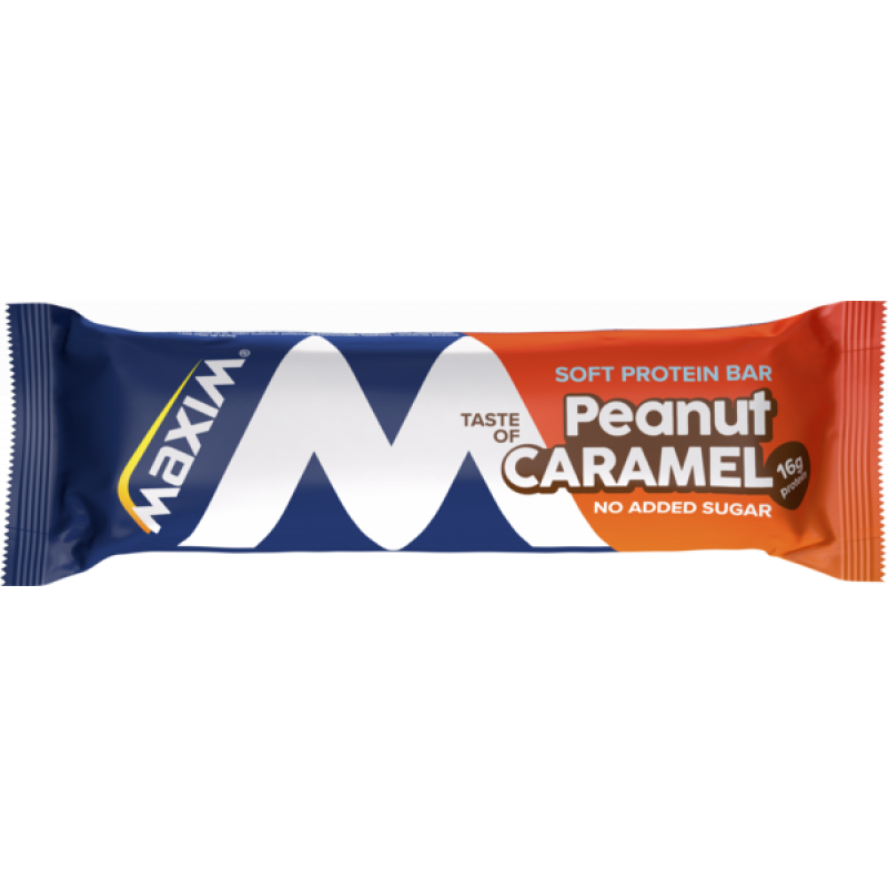 Maxim Maxim Soft Protein Bar Peanut Caramel 55g 510003885 Alvdal-Tynset Sport 1