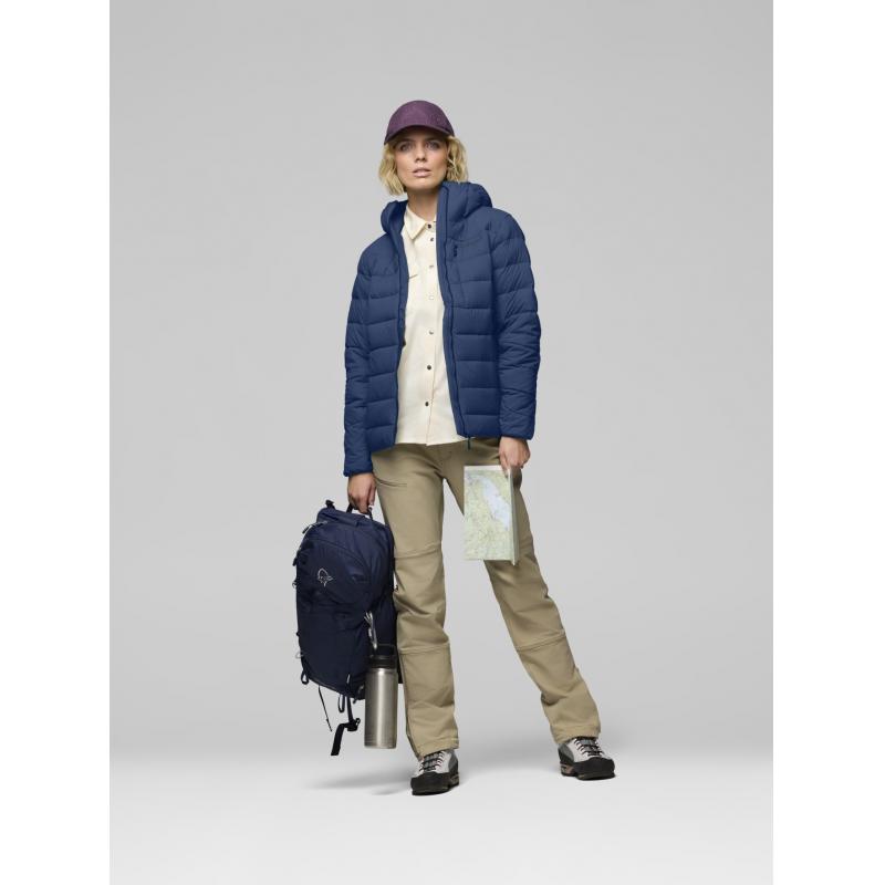 Norrøna Femund down 700 zip hood W's, indigo night - Bilde 4