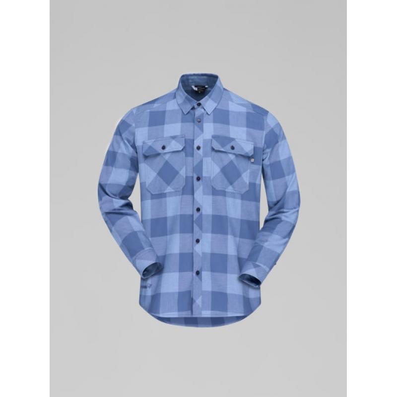 Norrøna Femund flannel lightweight Shirt M, frozen fjord