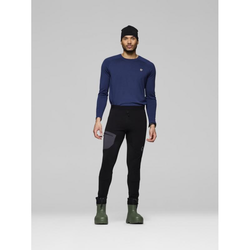 Norrøna Trollveggen Warmwool2 Stretch M, Caviar Black - Bilde 4