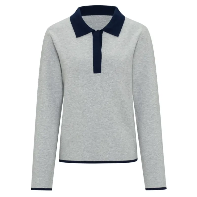 WoolLand Hemsedal Button Sweater Woman, Light Grey