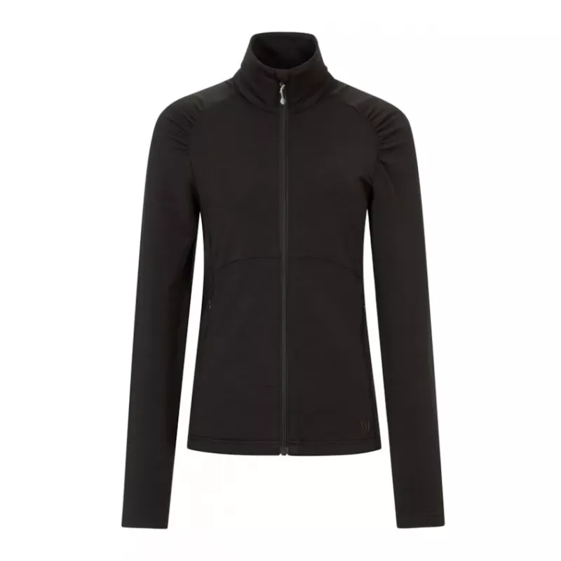 WoolLand Slogen Jacket Woman, dark brown