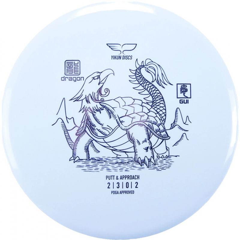 Yikun Dragon Line Putter Gui, 170-175g, hvit