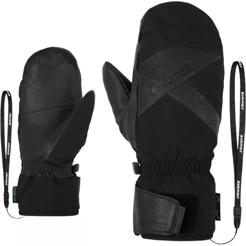 Ziener Gettero Mitten Alpine, black